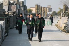 区领导考察团莅临太阳集团电子游戏集团检查指导工作