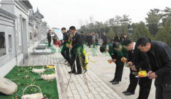 太原永安园清明节举行生态葬公祭
