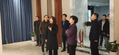 1月末，两地领导赴浙江太阳集团电子游戏视察工作